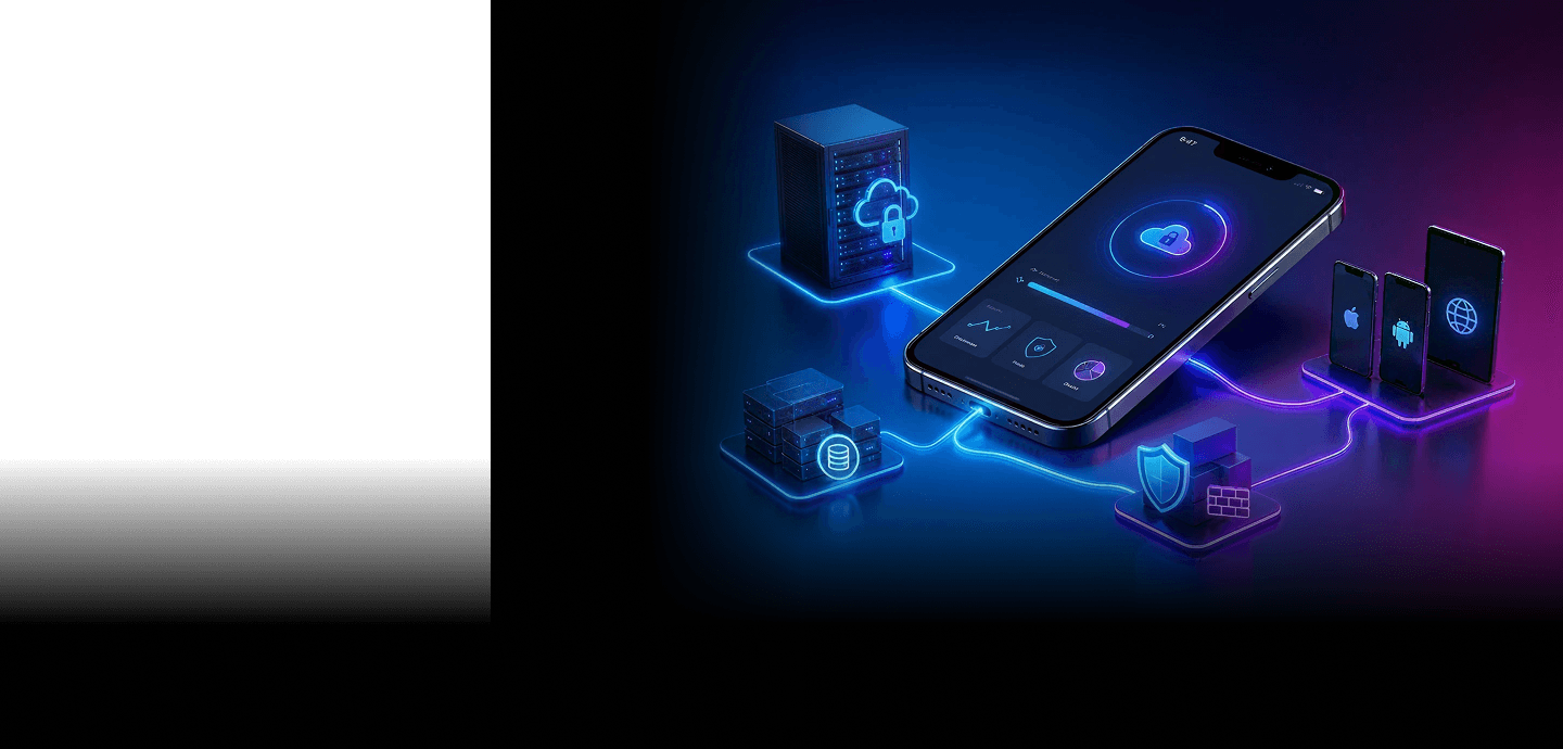 AWS Device Farm alternative hero illustration for real device infrastructure