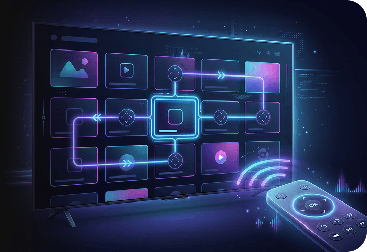 Smart TV Remote Navigation & Focus Testing