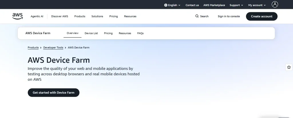 aws device farm