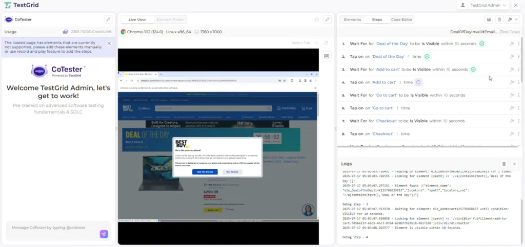 Self-Healing Test Automation: A Key Enabler for Agile and DevOps Teams 4 self heading powered by cotester's AgentRX