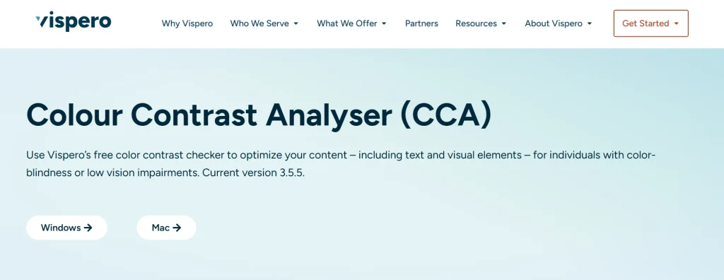 12 Best Accessibility Testing Tools in 2026 (WCAG, ADA & AI-Powered) 17 Colour Contrast Analyser - CCA