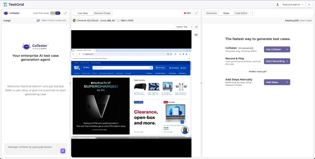 AI Test Case Generation: A Complete Guide for QA Teams 14 CoTester - enterprise ai test cases generation agent