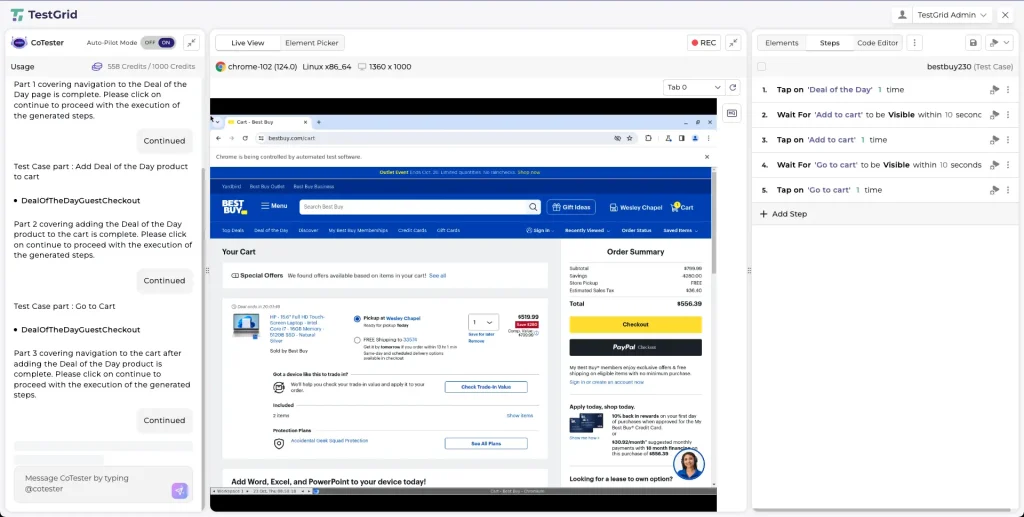 AI Test Case Generation: A Complete Guide for QA Teams 18 TestGrid's CoTester