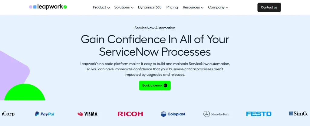 Best 10 ServiceNow Testing Tools in 2025 4 Leapwork’s no-code servicenow testing platform