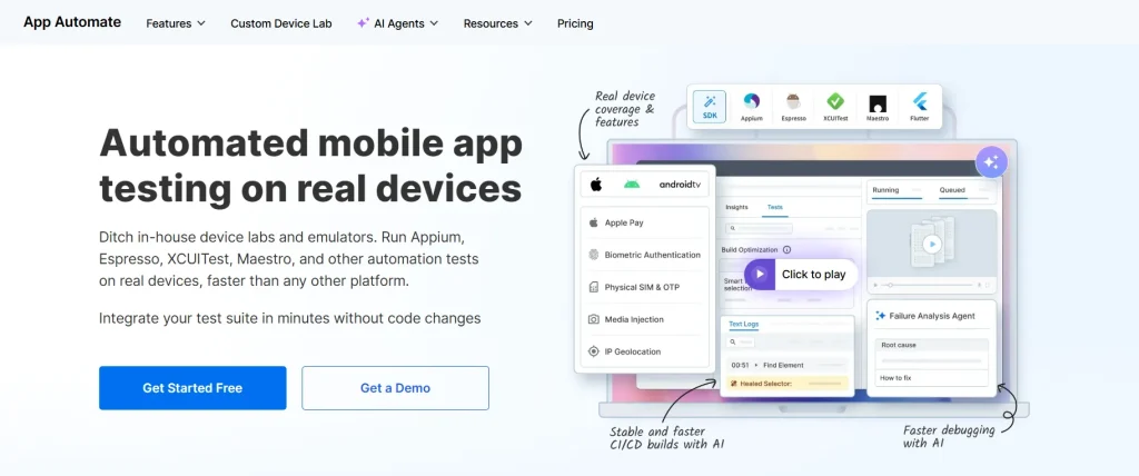19 Mobile App Testing Tools & Automation Frameworks for Android & iOS (2026) 18 Browserstack