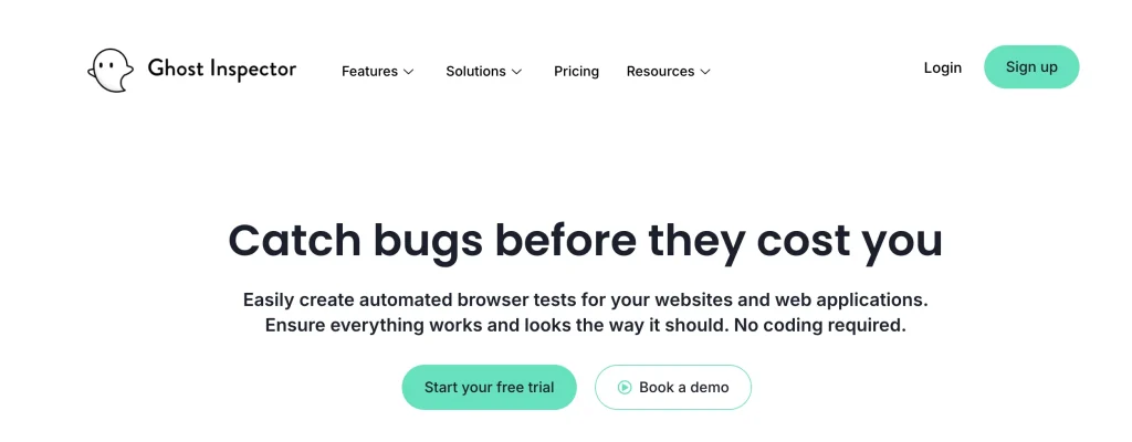 Ghost Inspector Automated Browser Testing