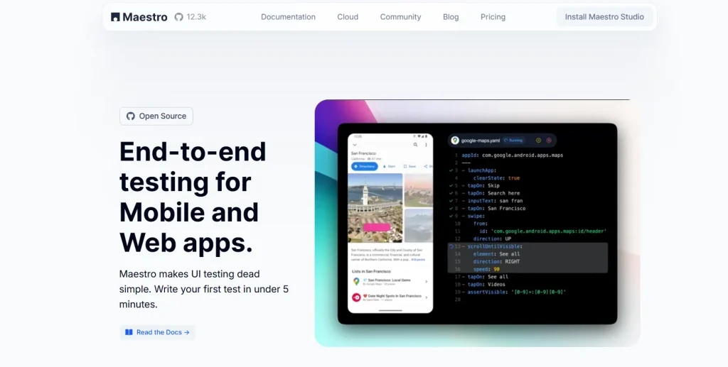 19 Mobile App Testing Tools & Automation Frameworks for Android & iOS (2026) 12 Maestro