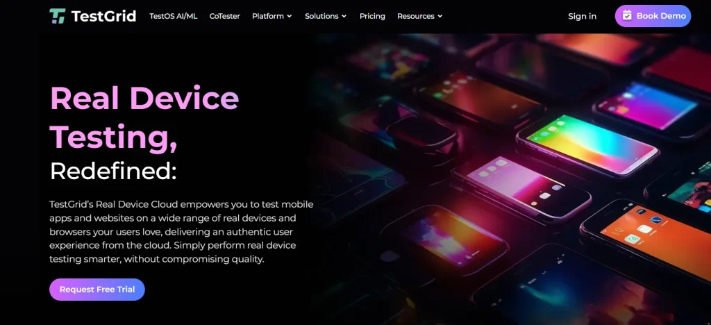 19 Mobile App Testing Tools & Automation Frameworks for Android & iOS (2026) 15 TestGrid - Real Device Cloud