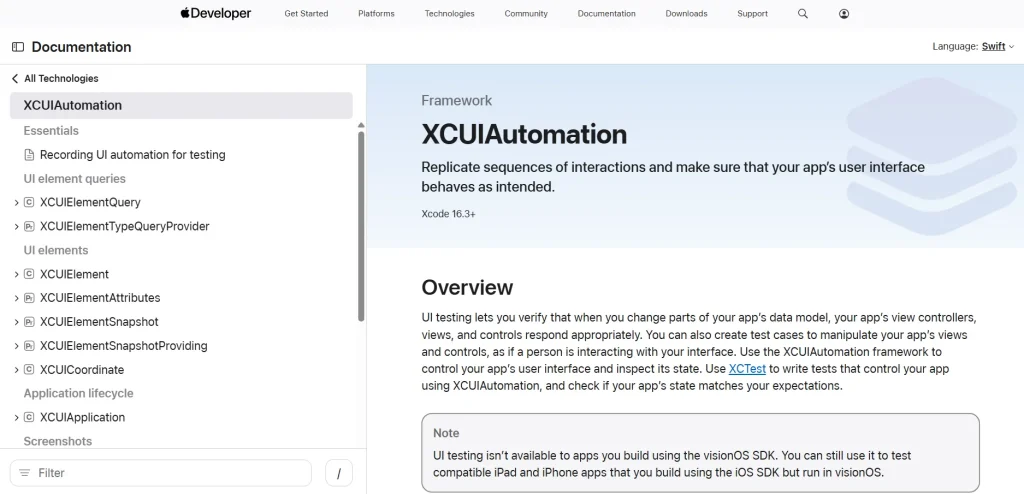 19 Mobile App Testing Tools & Automation Frameworks for Android & iOS (2026) 6 XCUI Automation