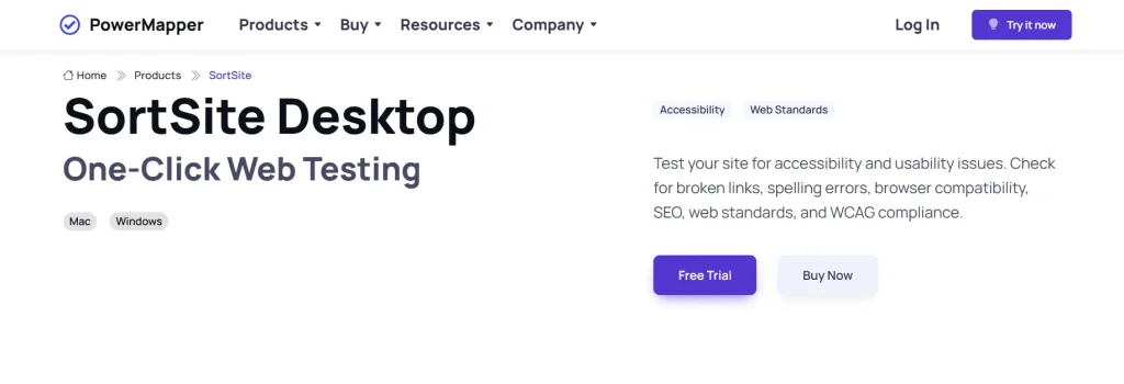 Best 10 AccessiBe Alternatives in 2026: Open-Source and Paid 9 SortSite powermapper