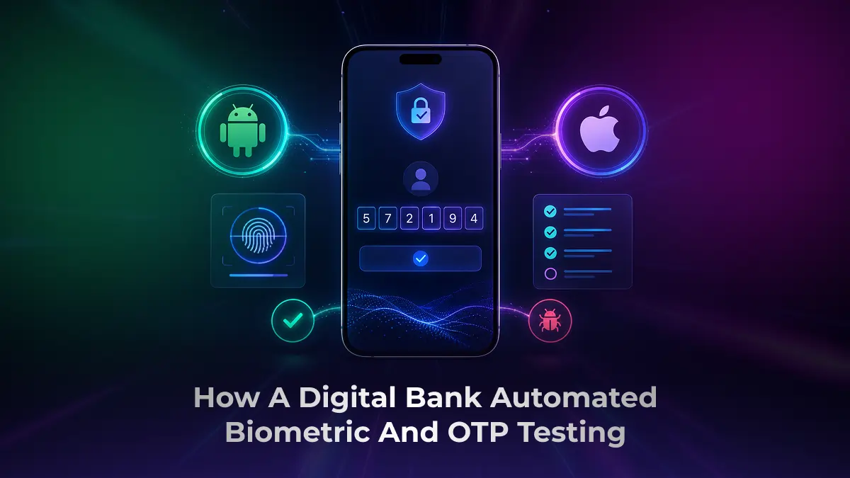 How TestGrid Enabled Biometric and OTP Test Automation for a Digital Bank