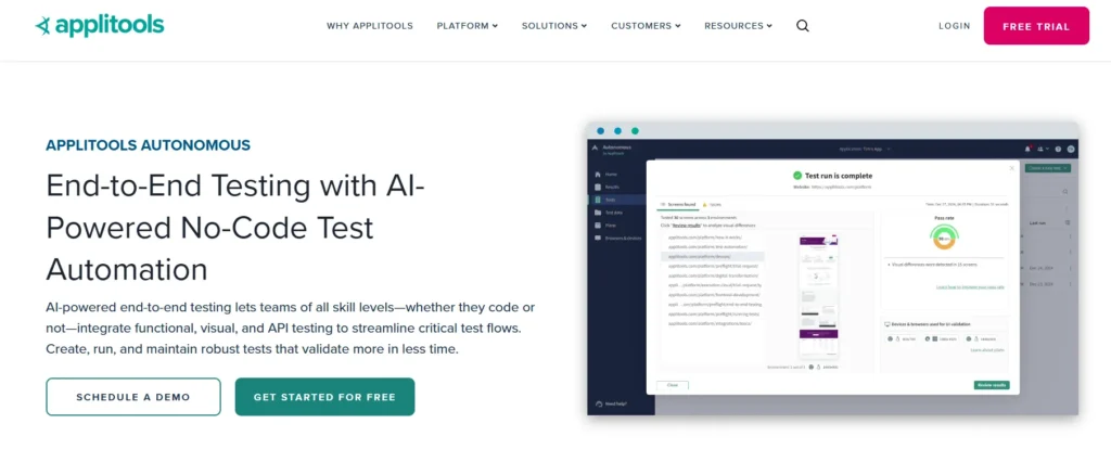 Best Generative AI Testing Tools in 2026 12 Applitools Autonomous