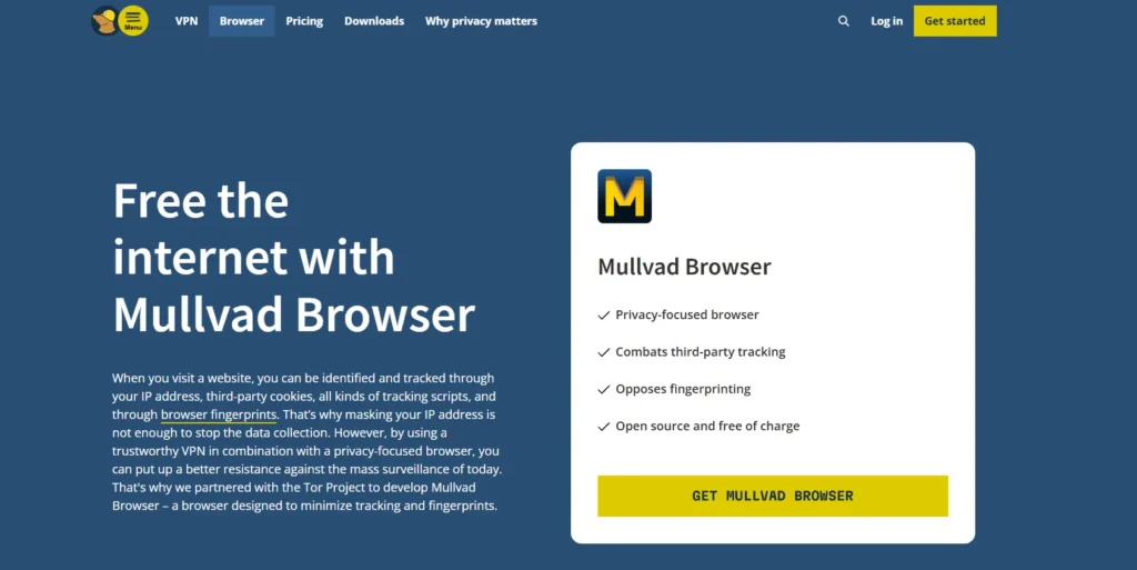 Best Browsers for Privacy: 10 Privacy-Focused Browsers 3 Mullvad Browser
