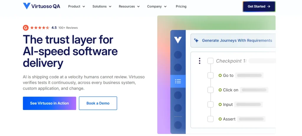 Best Generative AI Testing Tools in 2026 10 Virtuoso QA