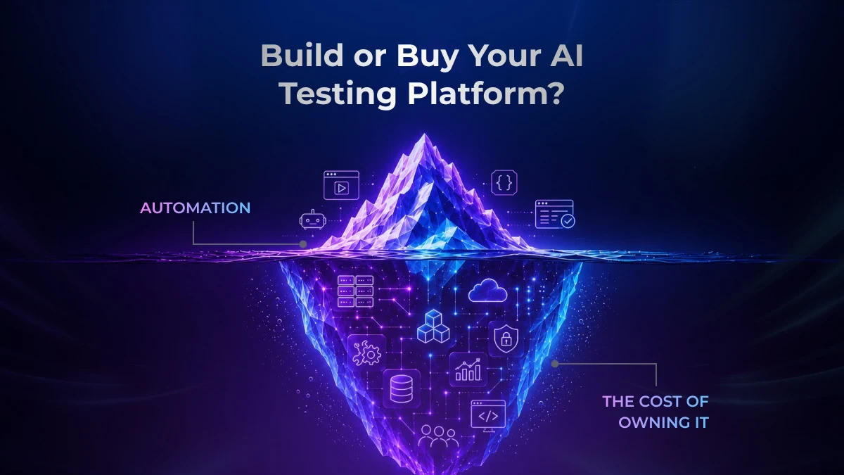 build or buy ai testing platform