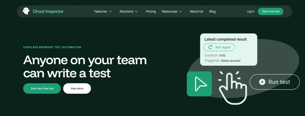 Browserling Alternatives: 10 Best Tools for Cross-Browser Testing 8 Ghost Inspector Cross Browser