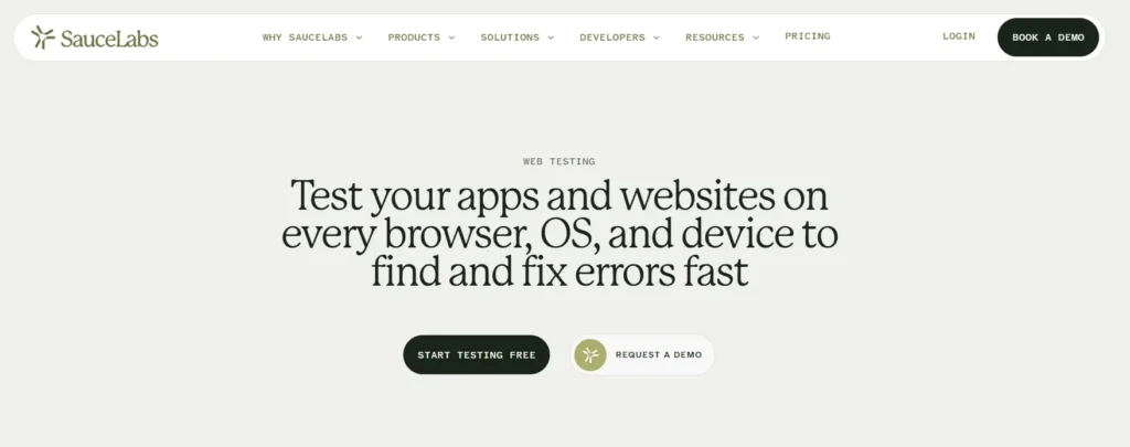 Browserling Alternatives: 10 Best Tools for Cross-Browser Testing 7 Sauce Labs