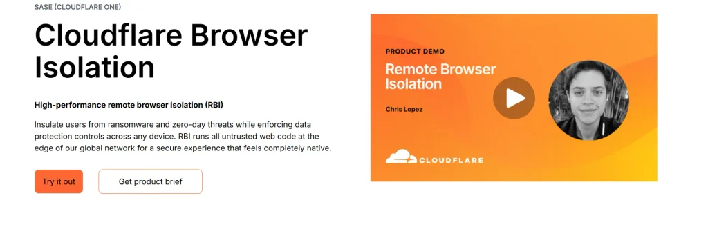 Cloudflare Browser Isolation