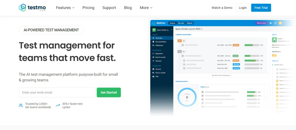 Top 10 Xray Alternatives: Features, Use Cases, Pricing, and Limitations 10 Testmo