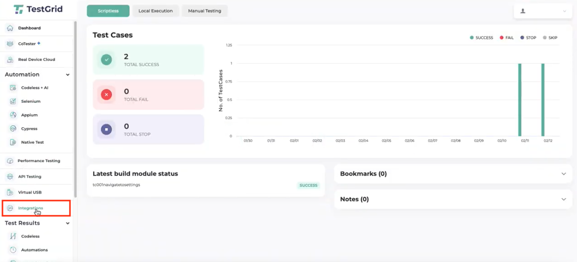 Accessing Integrations