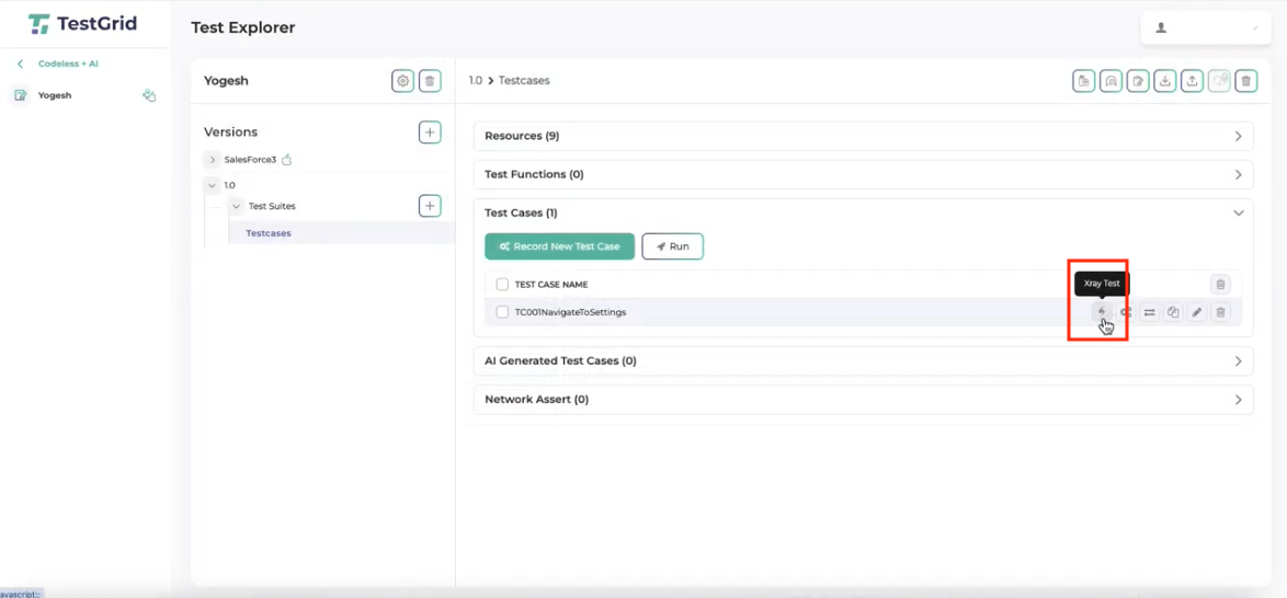 Locating Test Case