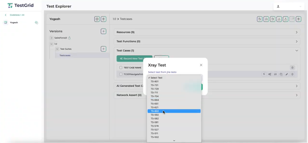 Mapping Test to Xray