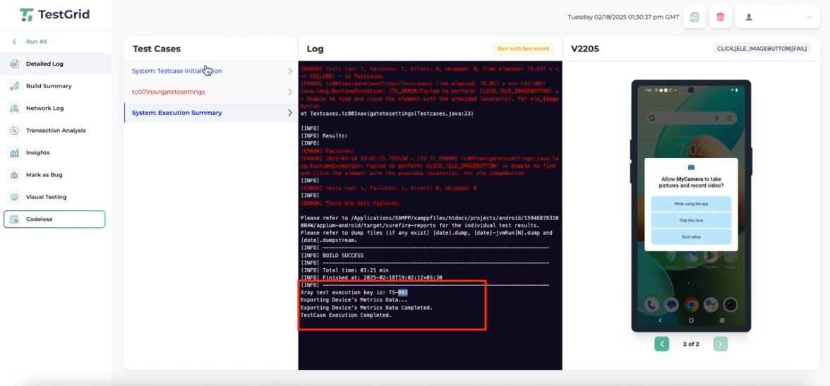 Execution Dashboards