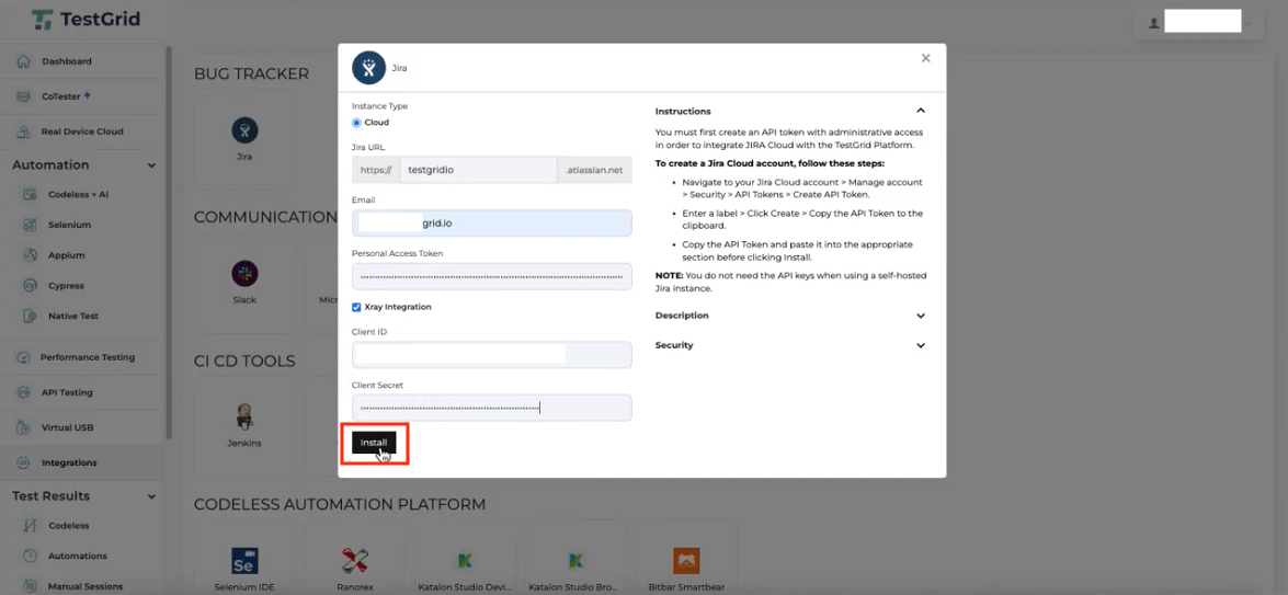 Configuring Jira Integration